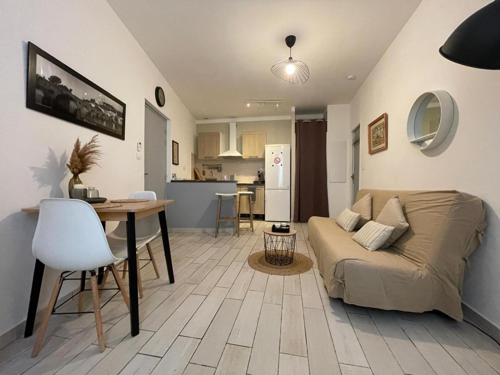 Joli Appartement Hypercentre T2, Classe Meuble De Tourisme 3 Avec Parking Gratuit เบซิเยร์ ภายนอก รูปภาพ
